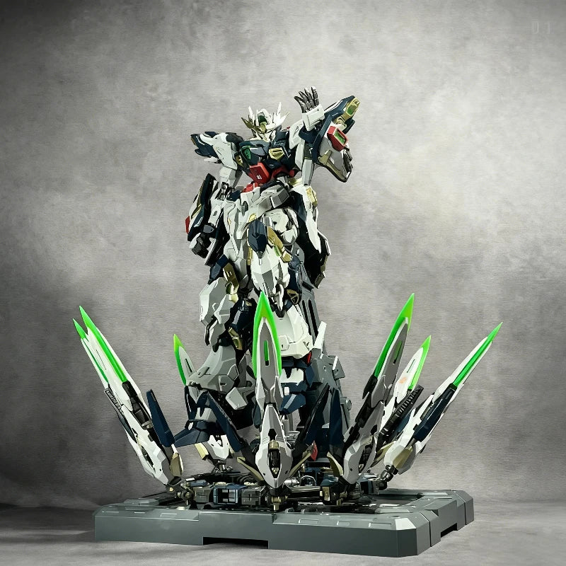 Vientiane Fusion 1/100 Apocalypse Mecha Model Kit Assembly Toy Action Figures Alloy Skeleton With Stand Desktop Decor Boy Gift