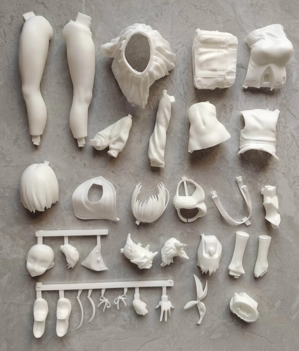 1/6 Anime Mash Kyrielight Shielder Fate/Grand Order Kit kawaii Resin GK DIY White Assembly GK Model Statue Toys doll Collection
