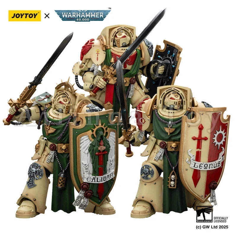 JOYTOY 1/18 Action Figure 40K Dark Angels Deathwing Knight Anime Model Toy Gift
