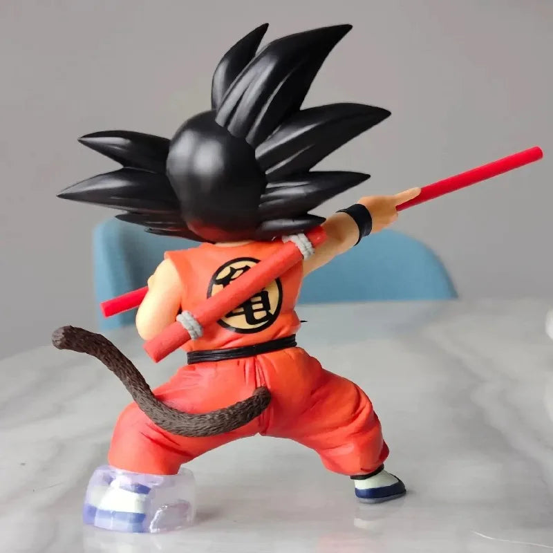 Anime Figurine Dragon Ball Son Goku Q Version Action Character Cartoon Desktop Ornament PVC Model Statue Collection Toys Gifts