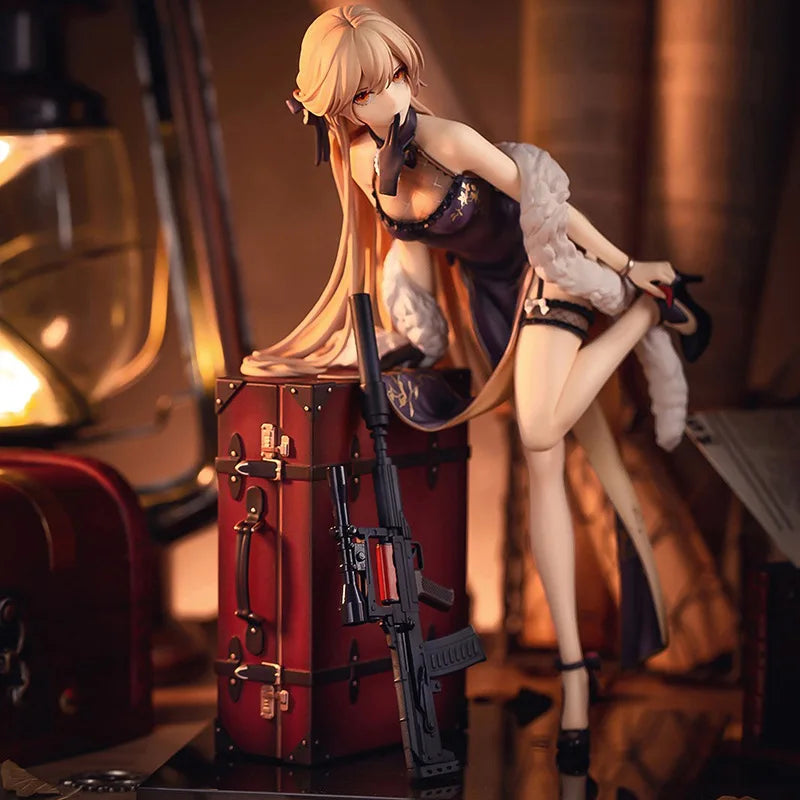 Girls Frontline Ots-14 Full Dress Game Girl Figures Statue Cartoon Girl Models Boys Collectible Toys Ornament Doll In Stock