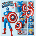 15 cm Echte MEDICOM TOY Marvel Captain America MAFEX Actionfigur Bewegliches Sammlermodell mit Schild Spielzeug