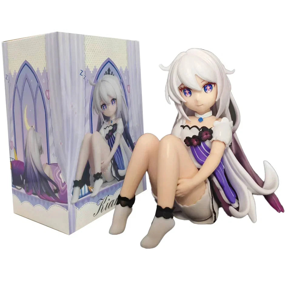 New Honkai Impact 3 Figure Kiana Kaslana Figures Kawaii Game Peripherals Statue Q-Version Model Collection Kids Christmas Gifts