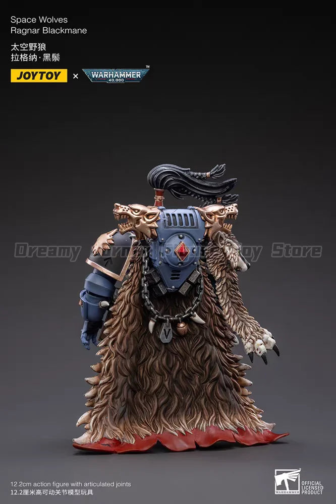 【In stock】Original JOYTOY Warhammer 40K Space Wolves Ragnar Blackmane 1/18 Action Figure