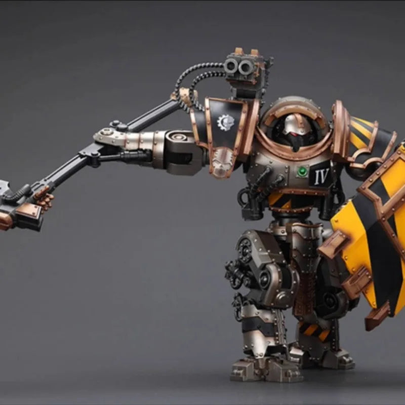 JOYTOY Iron Warriors Iron Circle Domitar-Ferrum Class Battle-automata With Karceri Battle Shield And Graviton Crusher 1/18Figure