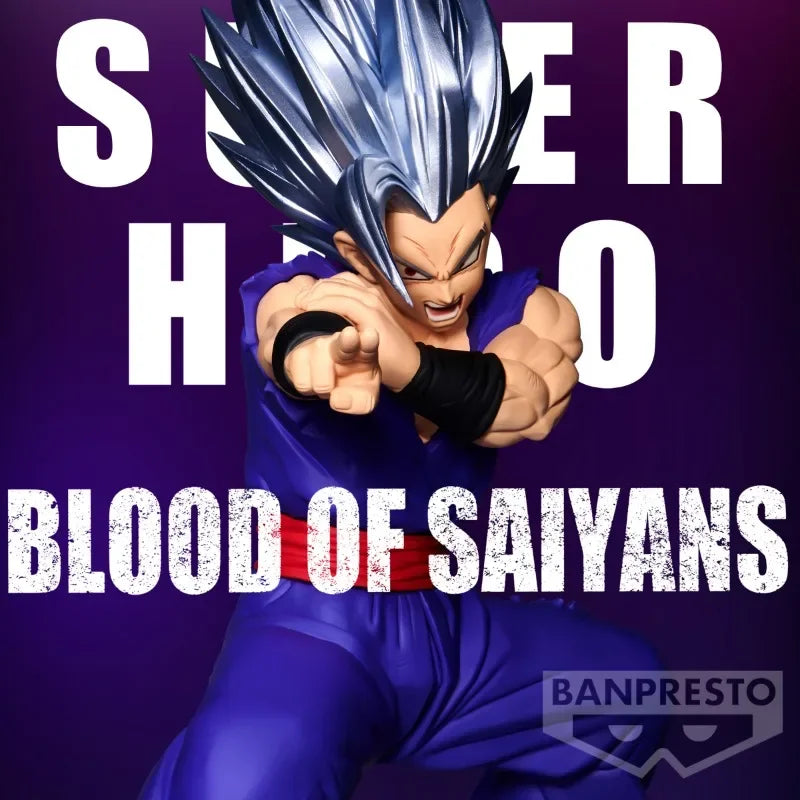 Bandai Original BANPRESTO Anime Dragon Ball Super Hero BLOOD OF SAIYANS SPECIALXIV Beast Son Gohan Action Figures Kids Toys