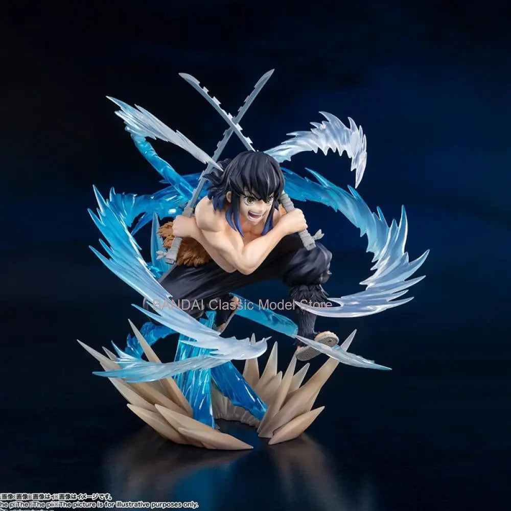 Bandai Genuine Hashibira Inosuke Beast Breathing Figuarts ZERO Demon Slayer SuperRobot Wars Anime Peripheral Doll for Collectors
