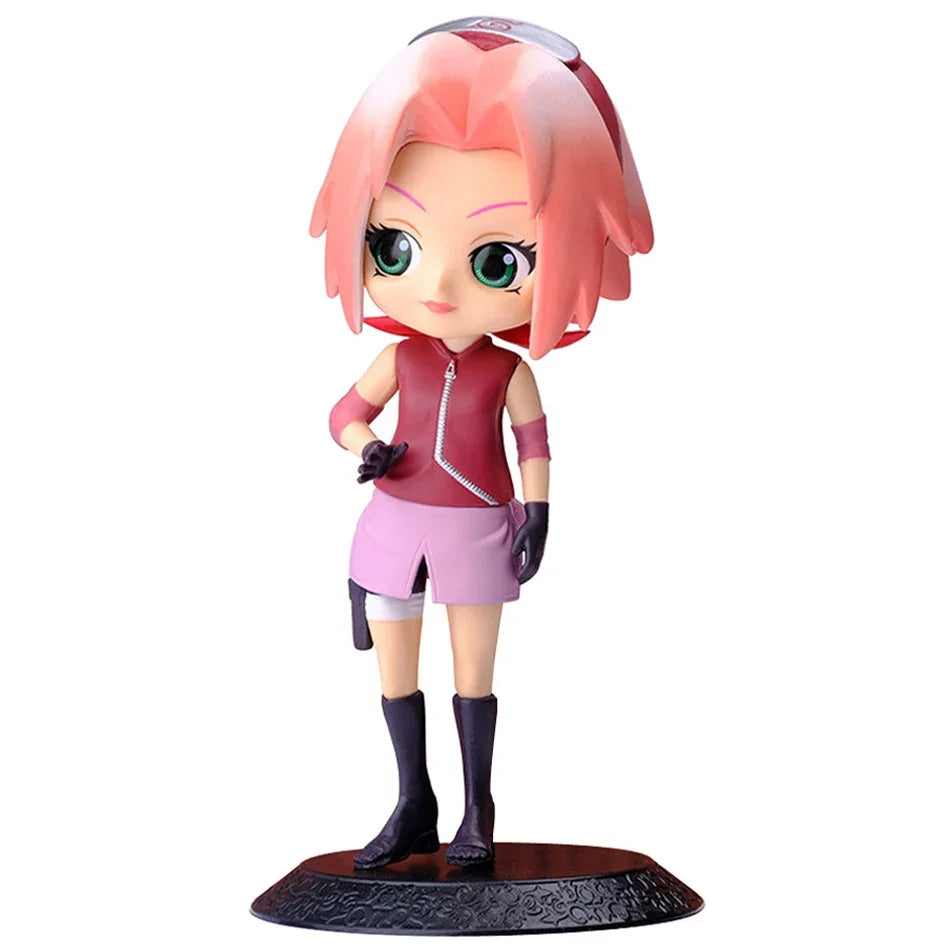 Anime Naruto Figures Sakura Action Uchiha Gaara Kakashi PVC Model Figurines For Decoration Collection Gift Toys 15cm