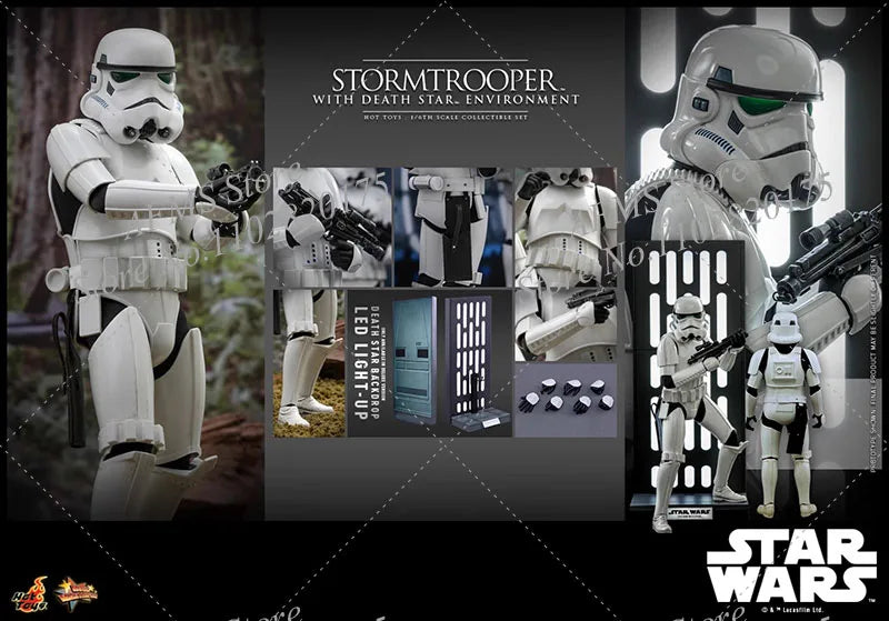 HOTTOYS MMS736 1/6 Scale Collectible Figure Star Wars Stormtrooper Full Set 12Inch Men Soldier Action Figure Model Toys