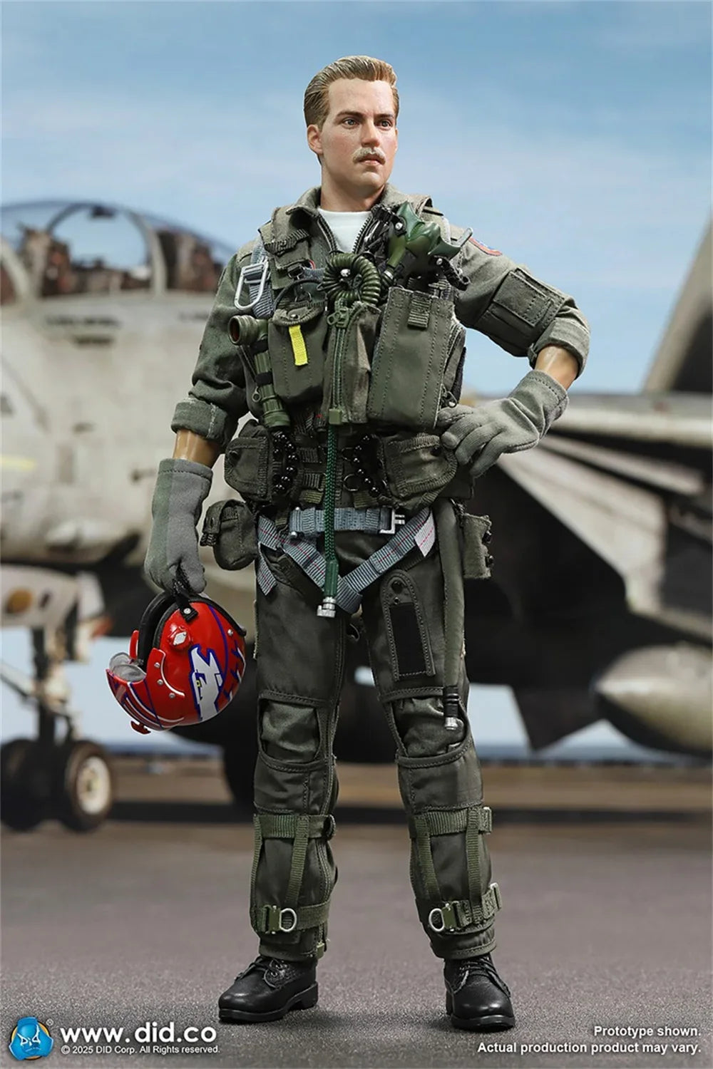 In Stock DID MA80182 1/6 Scale American F14 Pilot Male Soldier Nick Full Set For 12inchs Action Figure Collectible Model Toys