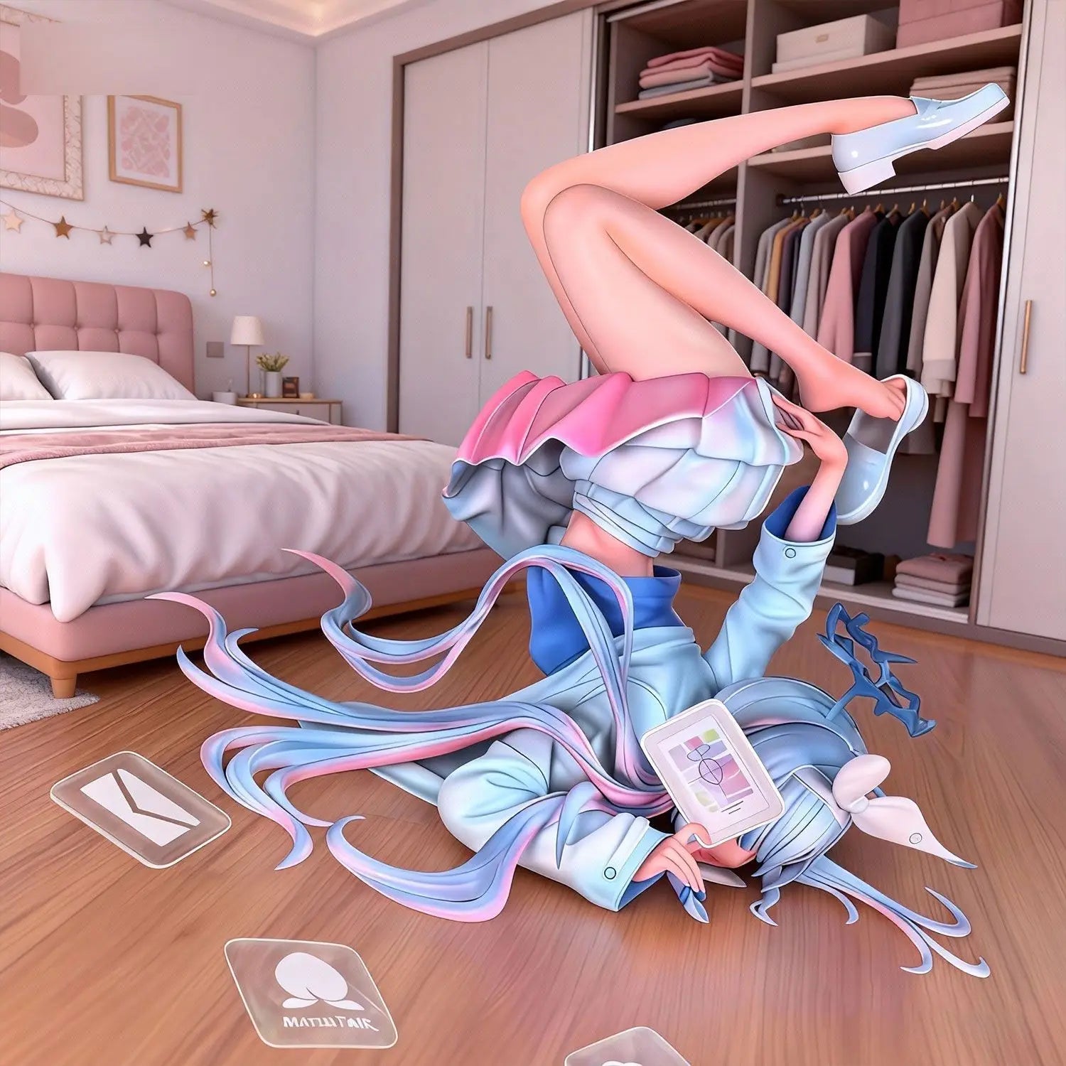 New Anime Prana Figure Blue Archive A.R.O.N.A Figures Cute Girl Figurine Pvc Model Statue Collection Desk Decoration Toys Gifts