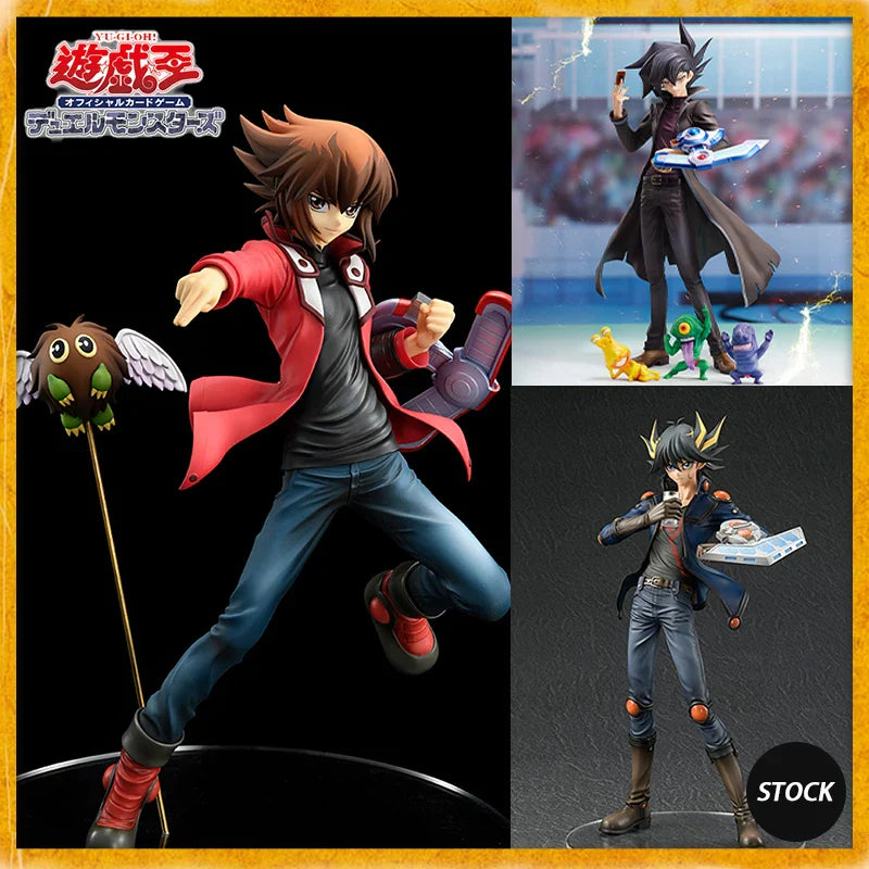 In Stock Original AMAKUNI Yu-gi-oh! Duel Monsters Figure Chazz Princeton Jaden Yuki Yusei Fudo Pvc Model Toys Yu-Gi-Oh! 5D's