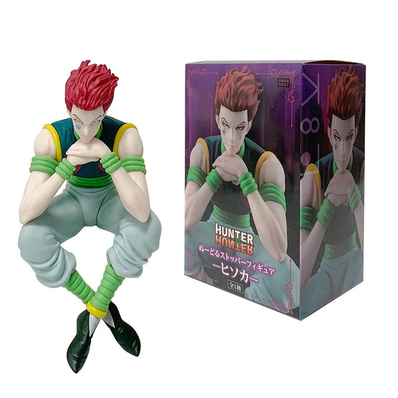 15cm Hunter×Hunter Anime Figure Phantom Troupe Chrollo Action Figure Killua Figurine Collection Noodle Stopper Model Toys Gift