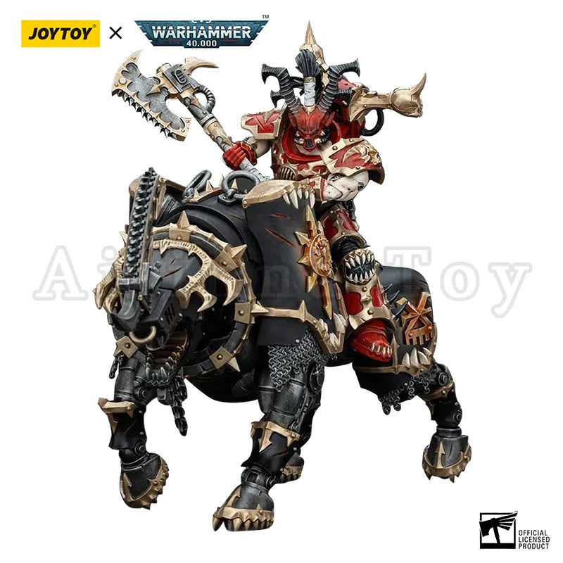 JOYTOY 1/18 Actionfigur 40K World Eaters Lord Invocatus Anime Militärmodell
