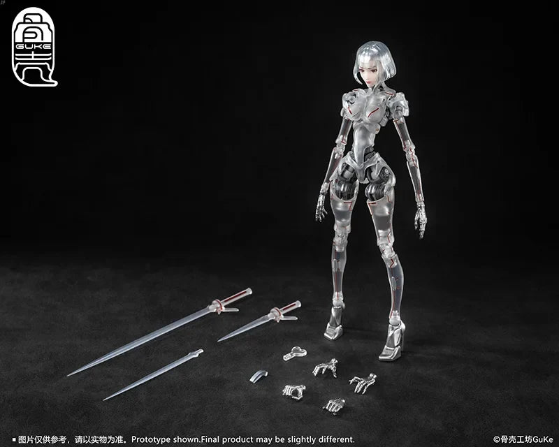 2025 New In Stock Guke Studio AI Agent Femmella C1 Punk Style Transparent Movable Female 1/12 Action Figure Toy Gift