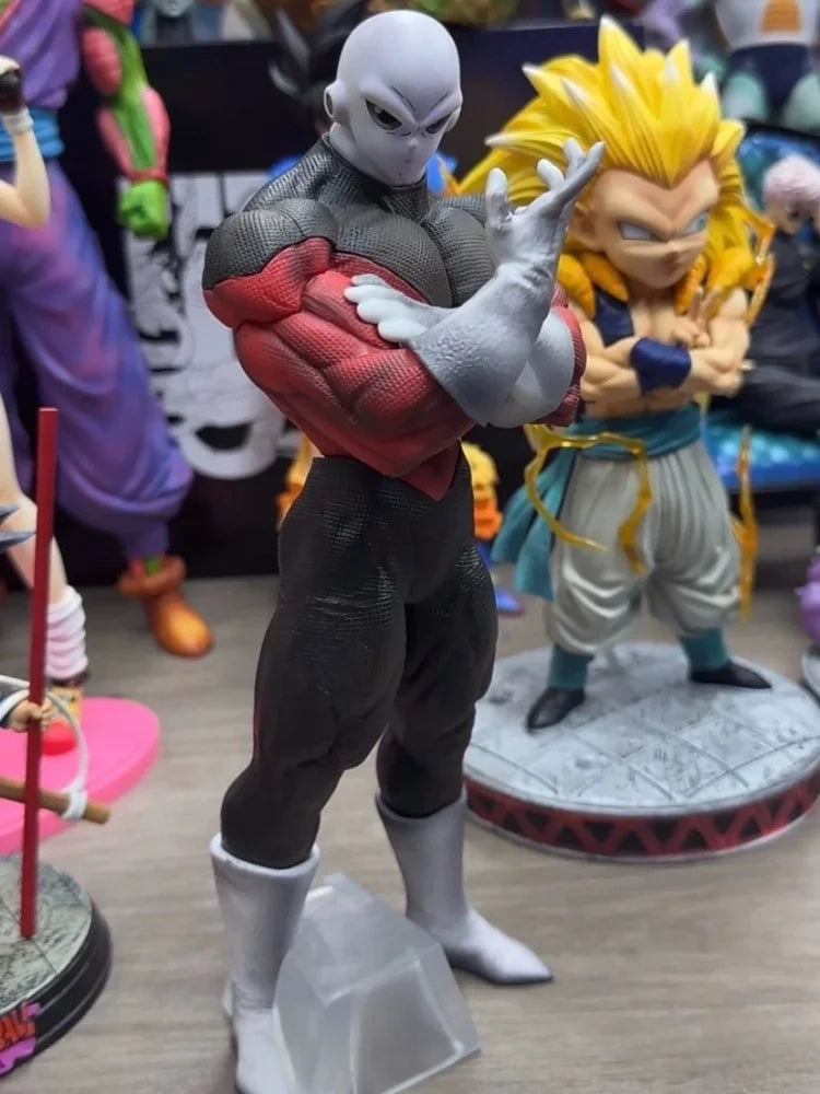 26cm Dragon Ball Figure Jiren Anime Figures Jiren The Grey Stand Action Figurine Model Statue Doll Toys Kid Christmas Gifts
