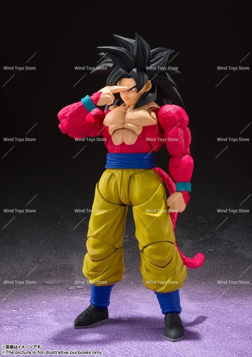 Original Dragon Ball Z SHF SH Figuarts Super Saiyan 4 DBZ SSJ4 Son Goku