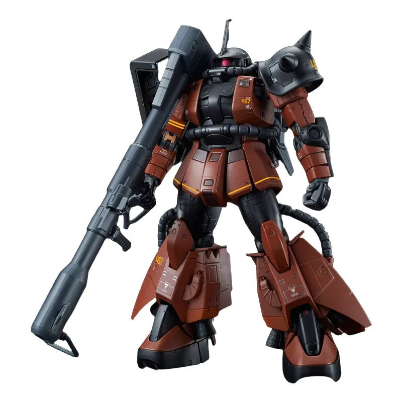 Bandai Original RG Web Exclusive Version MS-06R-2 GABBY HAZARD'S ZAKU Anime Action Figure  Assembly Model Toys Gifts