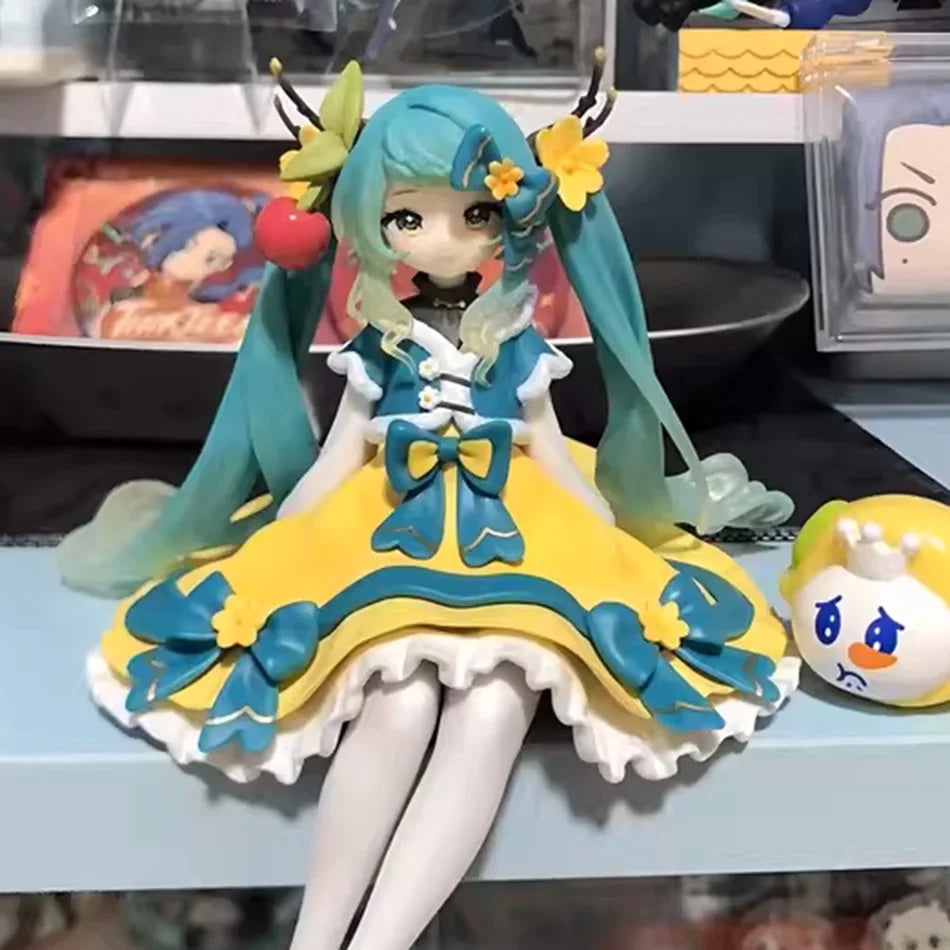 Anime Figure Hatsune Miku Noodle Stopper Figure 2025 Spring Festival Ver. Action Figurine Collector Model Doll