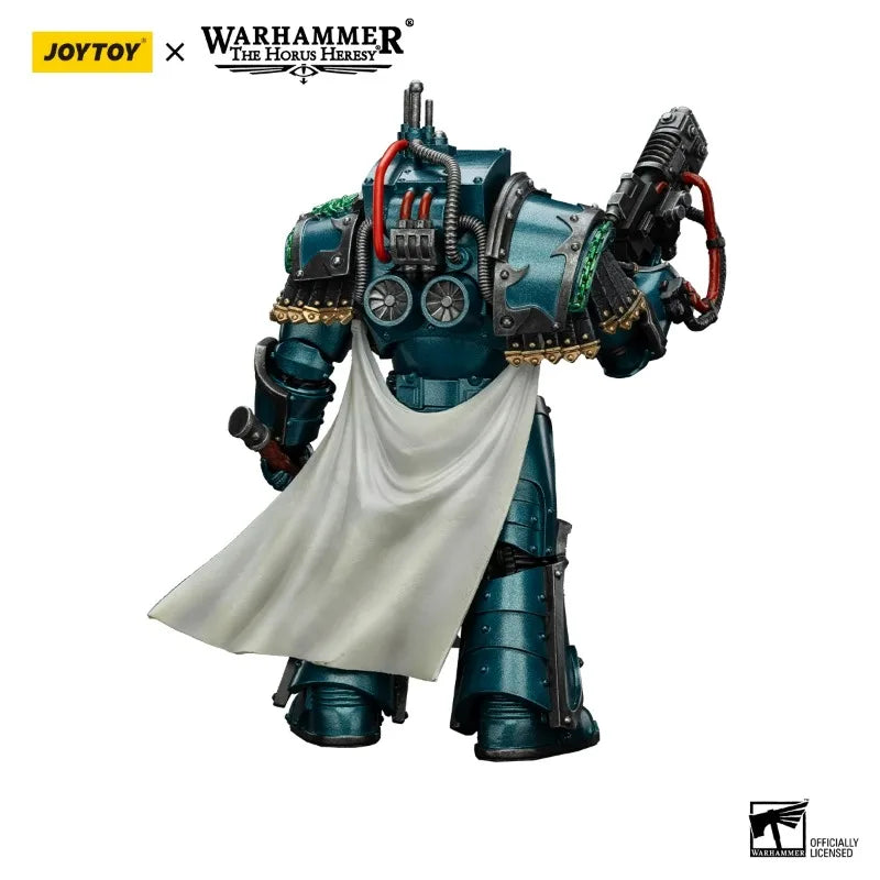 JOYTOY Warhammer 1/18 Action Figures Alpha Legion Legion Praetor in Cataphractii Terminator Armour Model Decor Desktop Ornament
