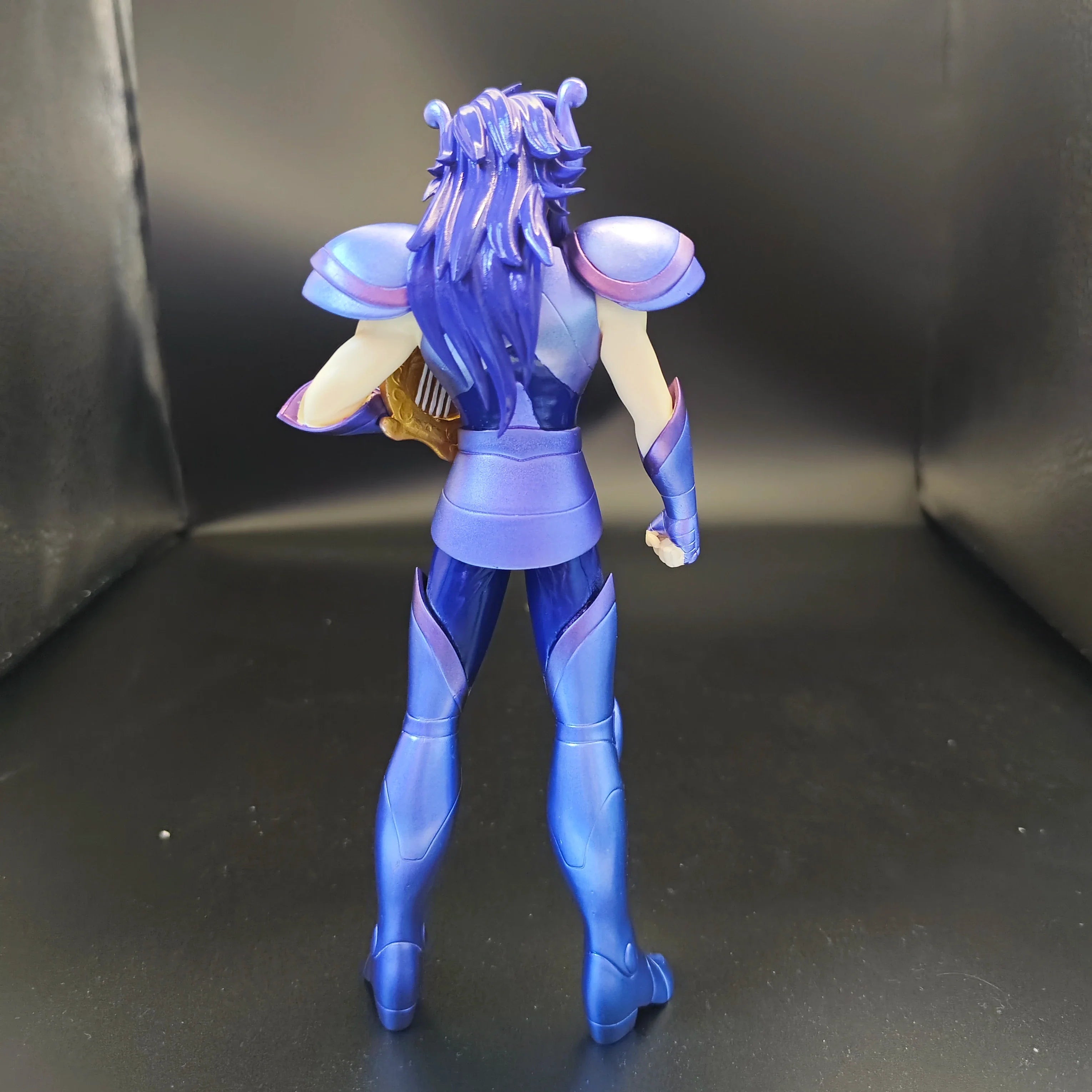 Saint Seiya Wraith Saint Silver Saint Lyra Orpheus Resin Figure Model Toy