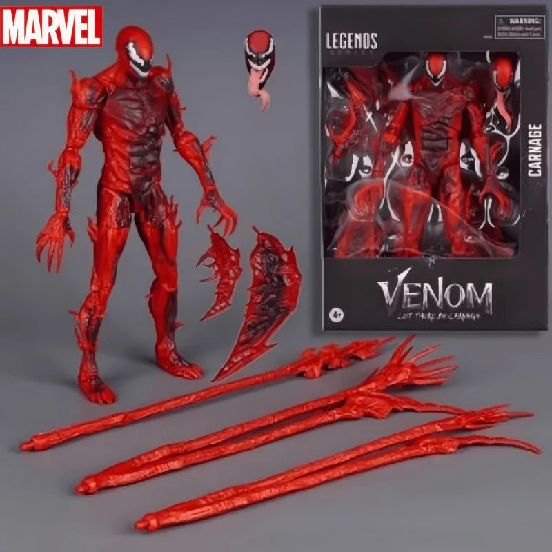 Marvel Legends Series Carnage Venom: Let There Be Carnage Deluxe Action Figure Model Toy Collectible Room Ornament Birthday Toy