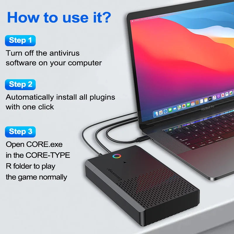PEAPRIT 14TB Gaming HDD with Hyperspin Launchbox Retrobat Playnite Coinops 98K+ Retro Video Games Console for PS5/PS4/PS3/SWITCH