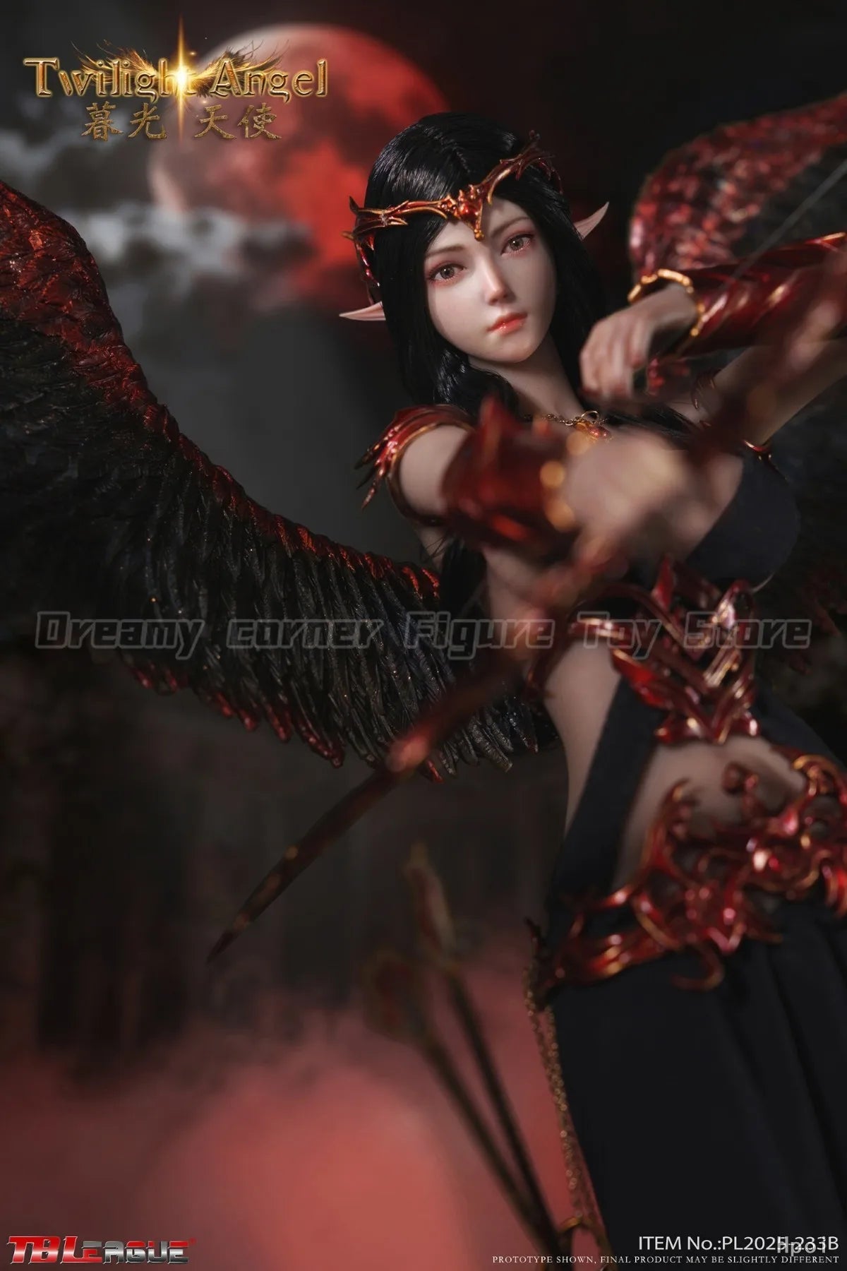 【Pre-sale】Original TBLeague PL2025-233B Twilight Angel Black 1/6 Action Figure Model Gift Ornament
