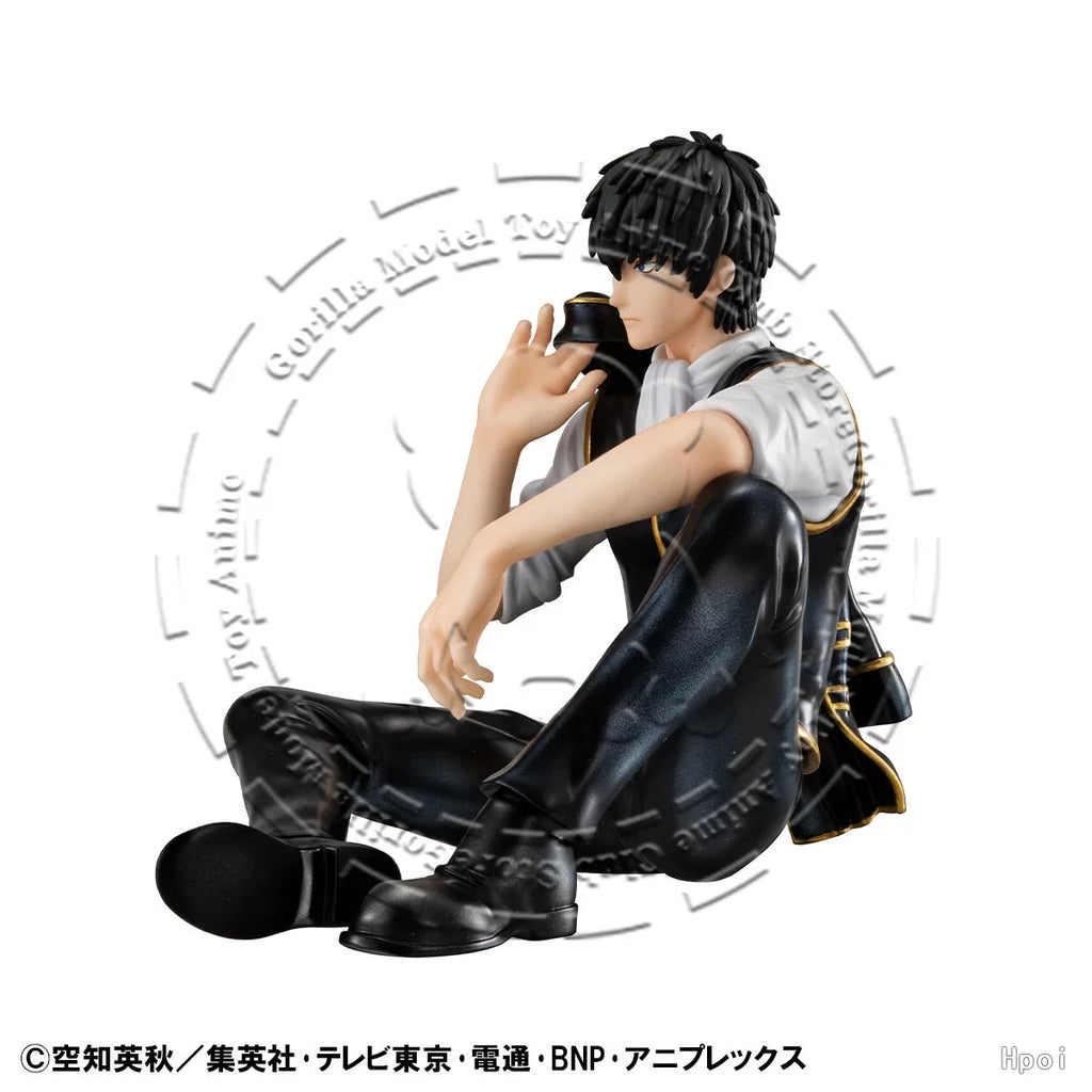 In Stock Original Genuine MegaHouse G.E.M. Series Gintama Hijikata Toshirou 90mm Figure Anime Statue Collectible Gift Japanese