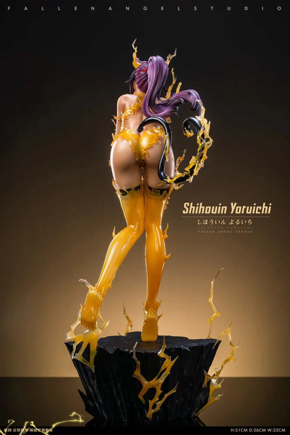 1/4 Fa Studio Bleach Fallen Angel Shihouin Yoruichi Anime Action Figure Collectible Garage Kit Model Statue Toys Gift
