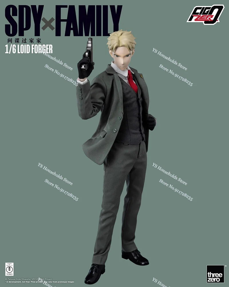 Threezero 3Z05040M0 1/6 Lord Forger Movable Boy Action Figure Anime SpyXFamily Role Delicate Mini 12" Full Set Soldier Figurine