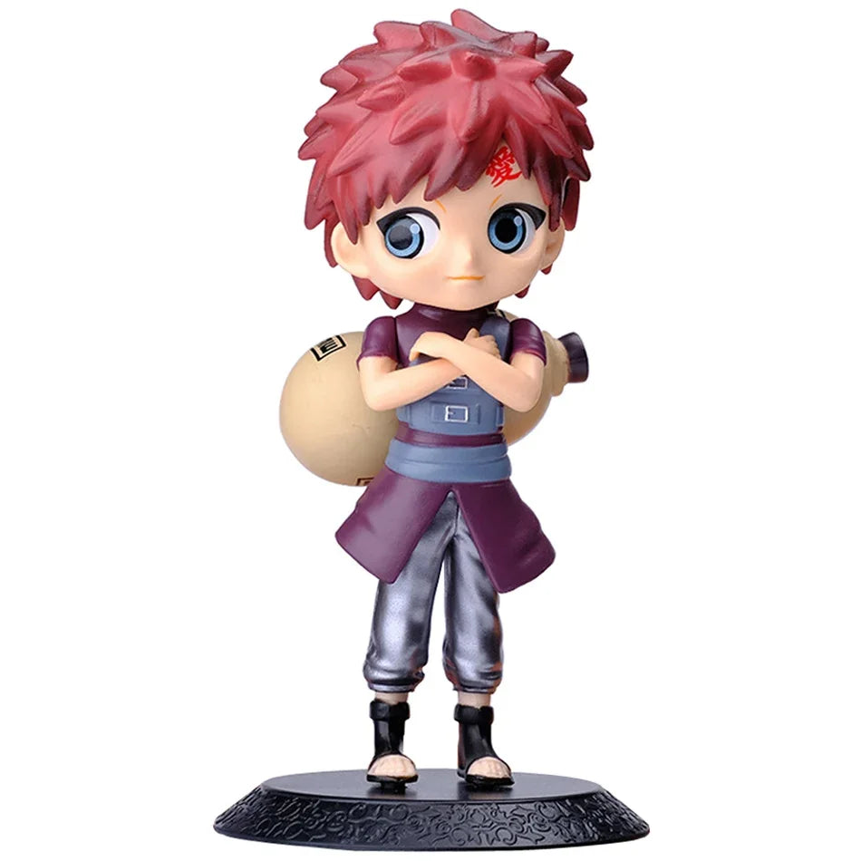 6pcs-set Anime Naruto Figures Sakura Action Uchiha Gaara Kakashi PVC Model Figurines For Decoration Collection Gift Toys 15cm