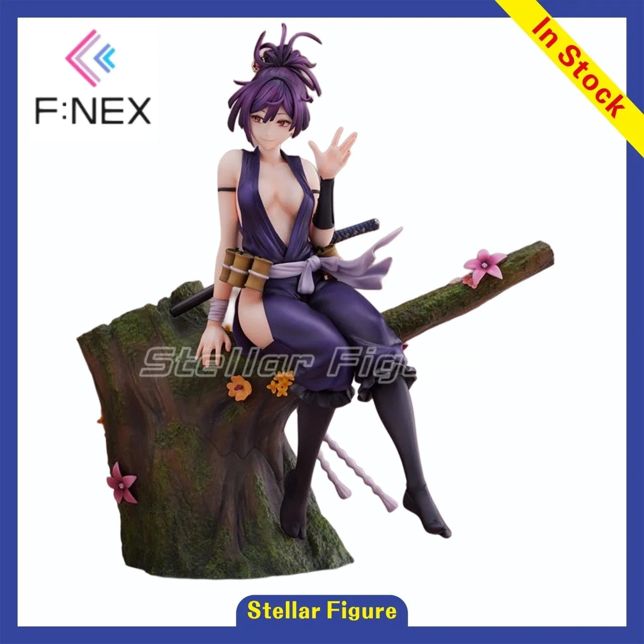 【SF】In Stock MAPPA F:NEX Hell Music Yuzuriha 1/7 Scale Figures Model Original Collection