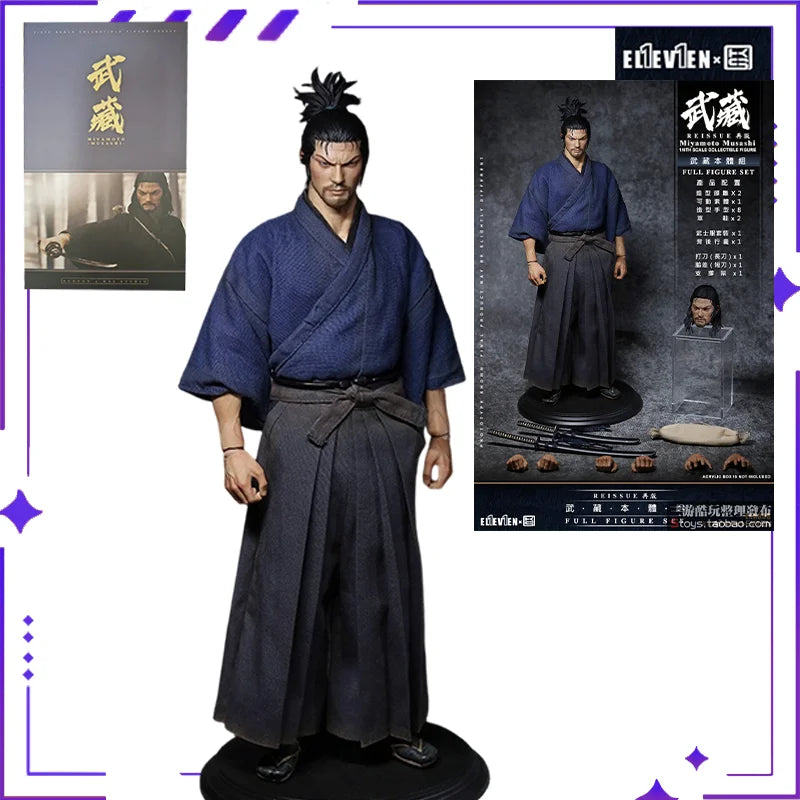 【 in Stock 】 Eleven X Kai Studio Original 1/6 Miyamoto Musashi Joint Mobile Doll Handmade Model Toy Boy Gift Collection Ornament