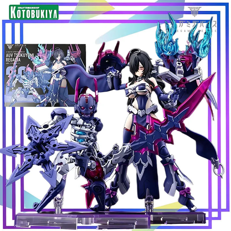 Kotobukiya Original MEGAMI DEVICE Series《Suzunomiya Tsukuyomi-no-Mikoto Royal Authority》Figure Assembly Model Toys Collectible