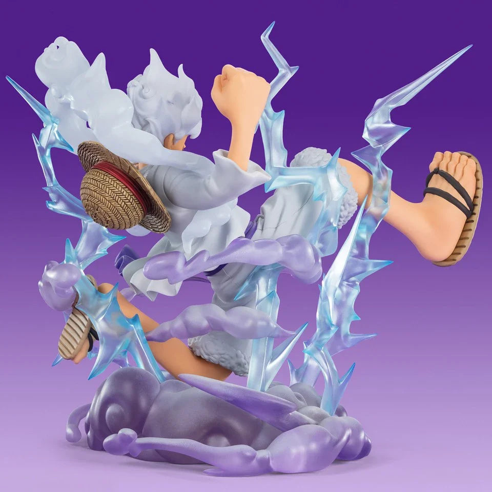 Original Genuine Bandai One Piece Figuarts Zero Gear 5 30cm Luffy Action Figure Collectible Model Toy Drop Shipping