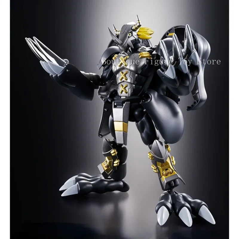 In Stock Original Bandai  Digimon Adventure Black War Greymon DIGIVOLVING SPIRITS Action Figure Anime Model Toy Collect Gift
