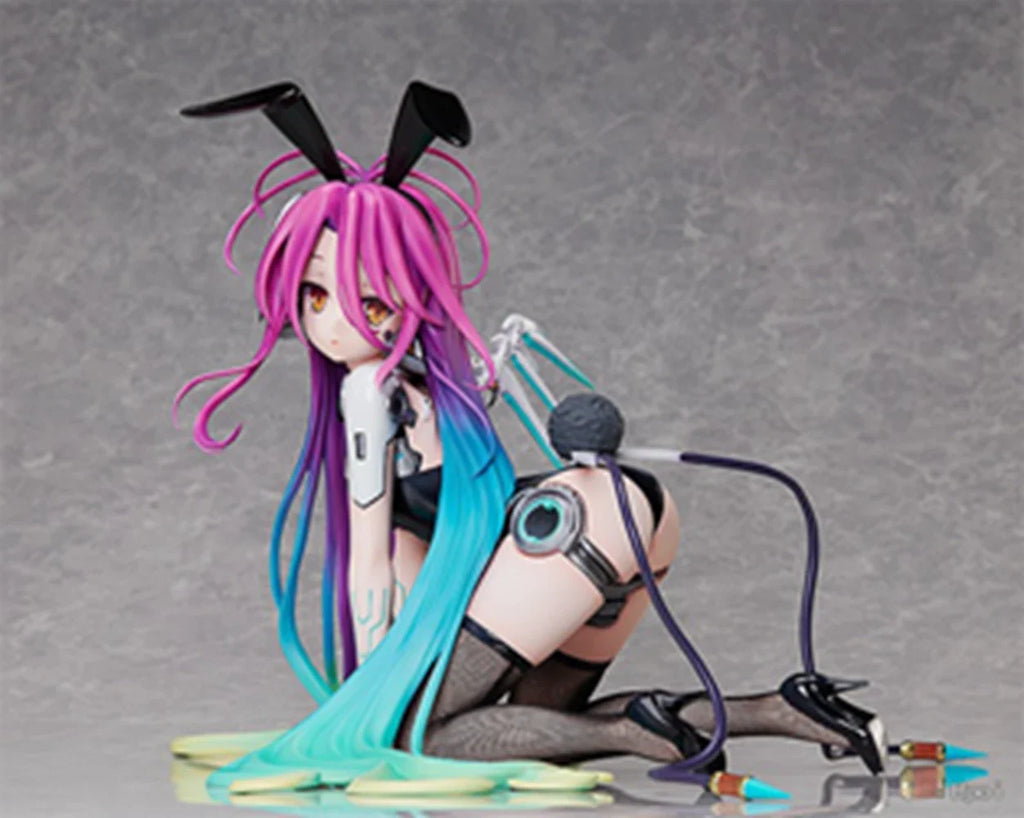 15cm Anime No Game No Life Figure Shiro Figure B-style Bunny Girl Ver Kneeling Figure Toy Gift Collection Aciton Figure PVC