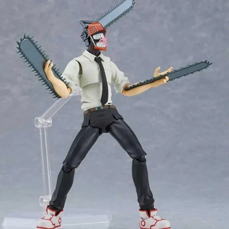 15cm Chainsaw Man Anime Figures Denji Action Figure Figma 586 Statue Model Doll Collection Toys Gifts