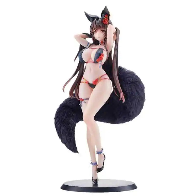 Bearpanda Bunny Girl Asanagi Rin Xiya Temperature Paint 3d Crystal Eye Kawaii Garage Kit Creative Scene Model Classic Anime Toys