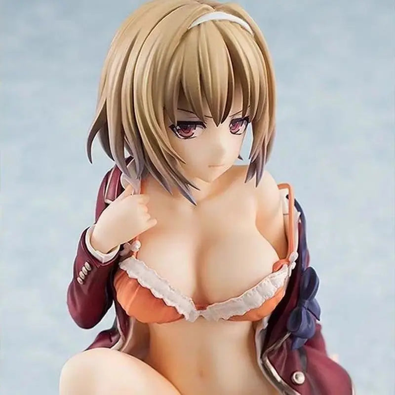 16cm Classroom Of The Elite Kikyou Kushida Sitting Anime Figure Model Statue Collection Desktop Decoration Ornament Fans Toys