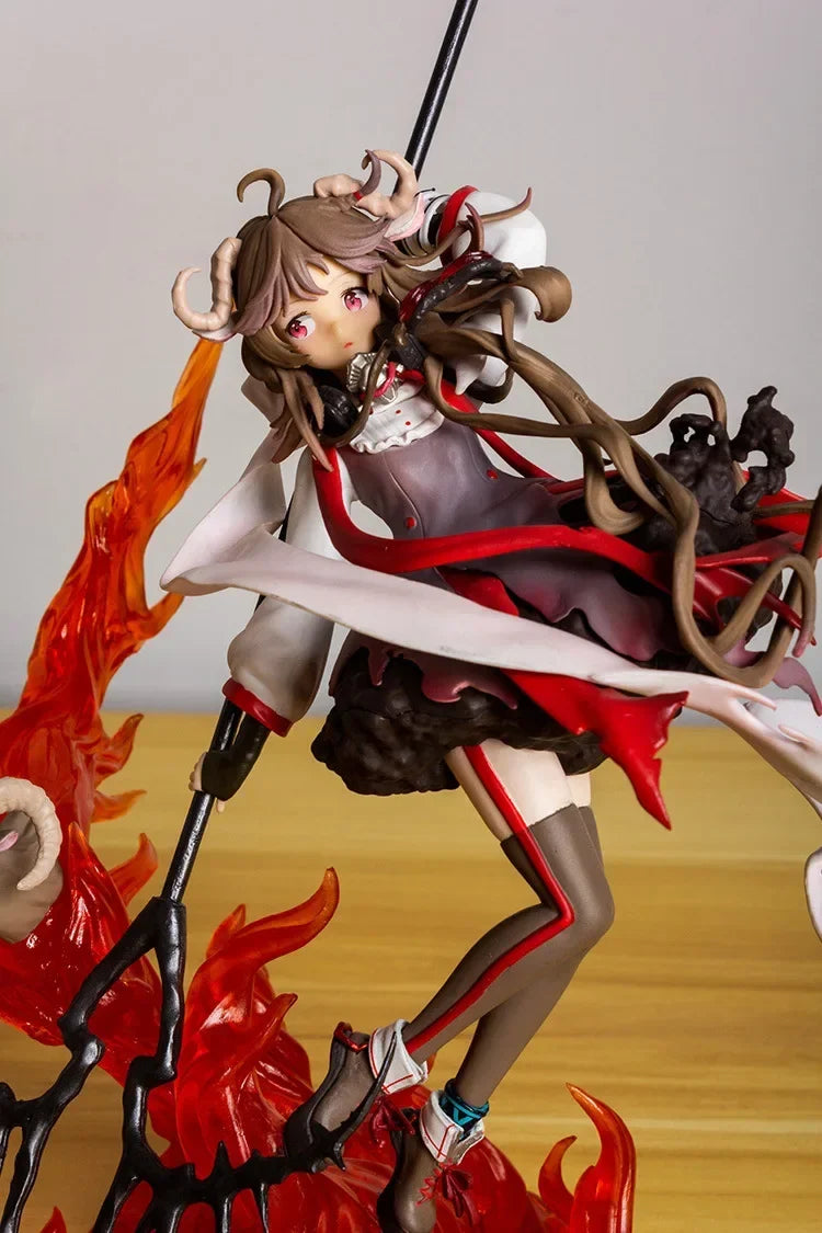 30cm Myethos Arknights Eyjafjalla Game Anime Figure Eyjafjalla Sheep Action Figure Texas/W Figurine Collectible Model Doll Toys
