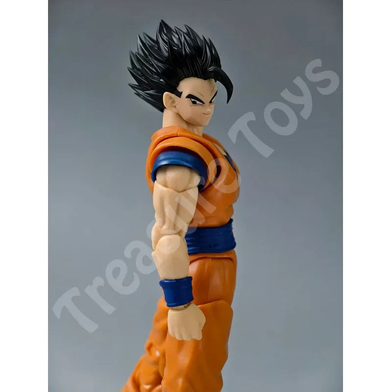 Black Hole Toys Son Gohan Head Sculpt Dragon Ball Mystic Ultimate Son Goku Head Accessories Anime Action Figure Toys Gifts