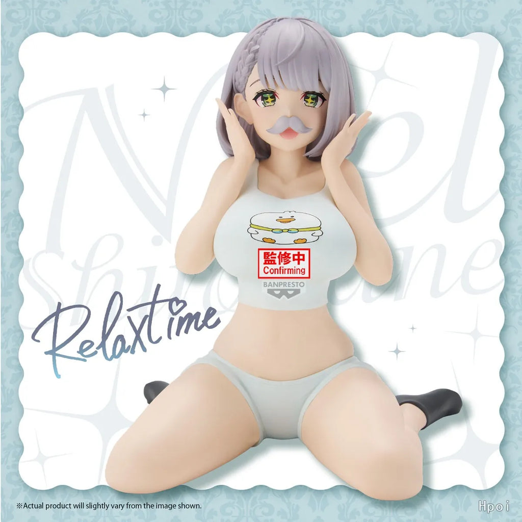Original BANPRESTO Relax Time Hololive Shiragane Noel Colonel Ver Spielzeug Modell Dekoration Geschenk Sammlung