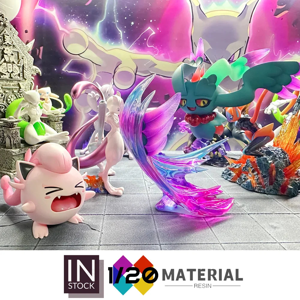 [In Stock]1/20 Resin Scale World [SXG] - Misdreavus & Mismagius & Flutter Mane [Split RE-MENT]