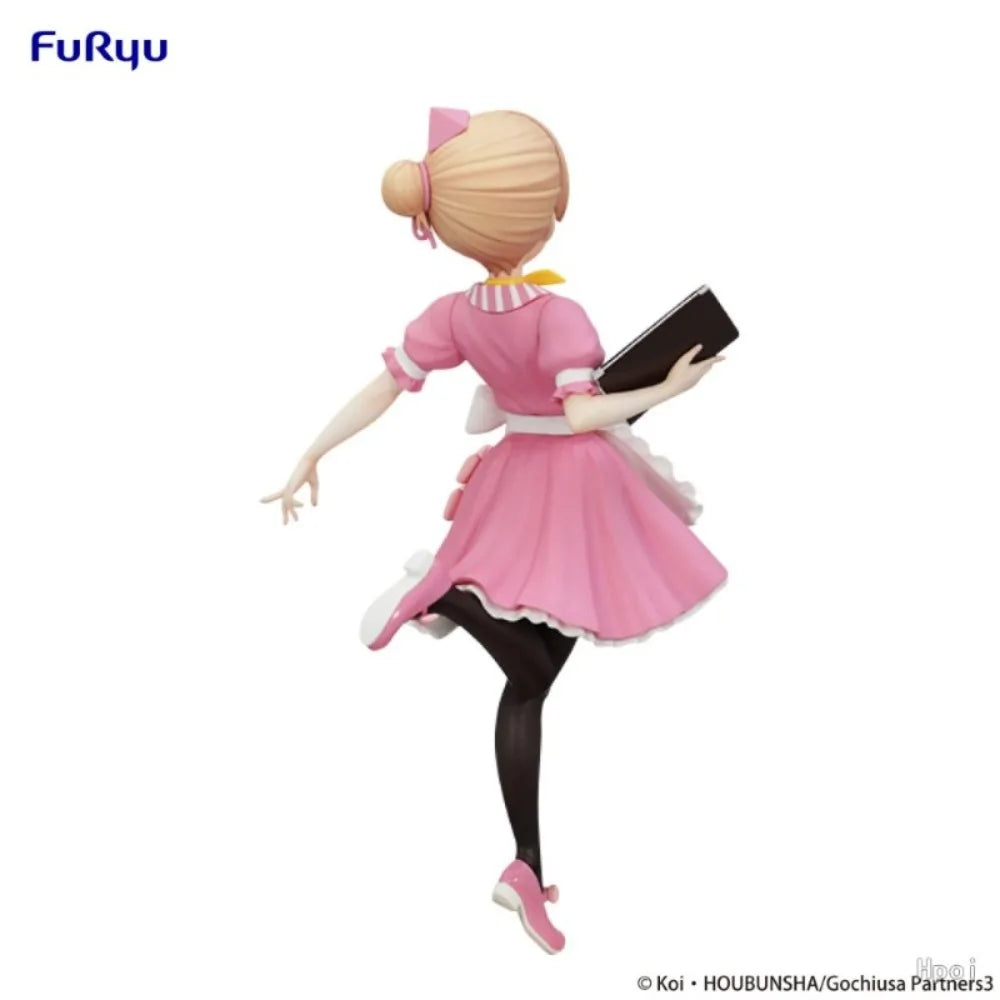 In Stock FuRyu Original Genuine Is The Order A Rabbit BLOOM Trio-Try-iT Figure Hoto Kokoa Cocoa American Diner 18cm Model Toys