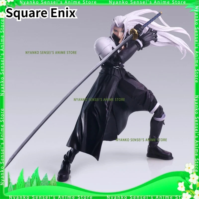 In Stock Square Enix Final Fantasy VII BRING ARTS Sephiroth Action Figure Anime Model Toys Desktop Trendy Gift Collectibles