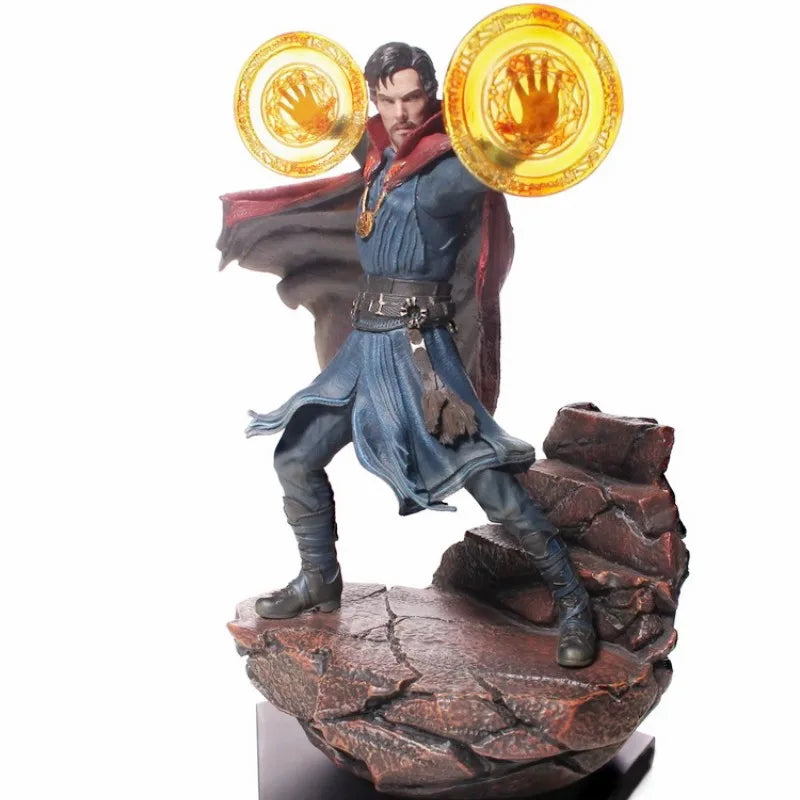 Marvel Avengers Anime 20cm Action Figure Captain America Spider Man Steve Rogers Black Figurine Model Toy Christma Birthday Gift