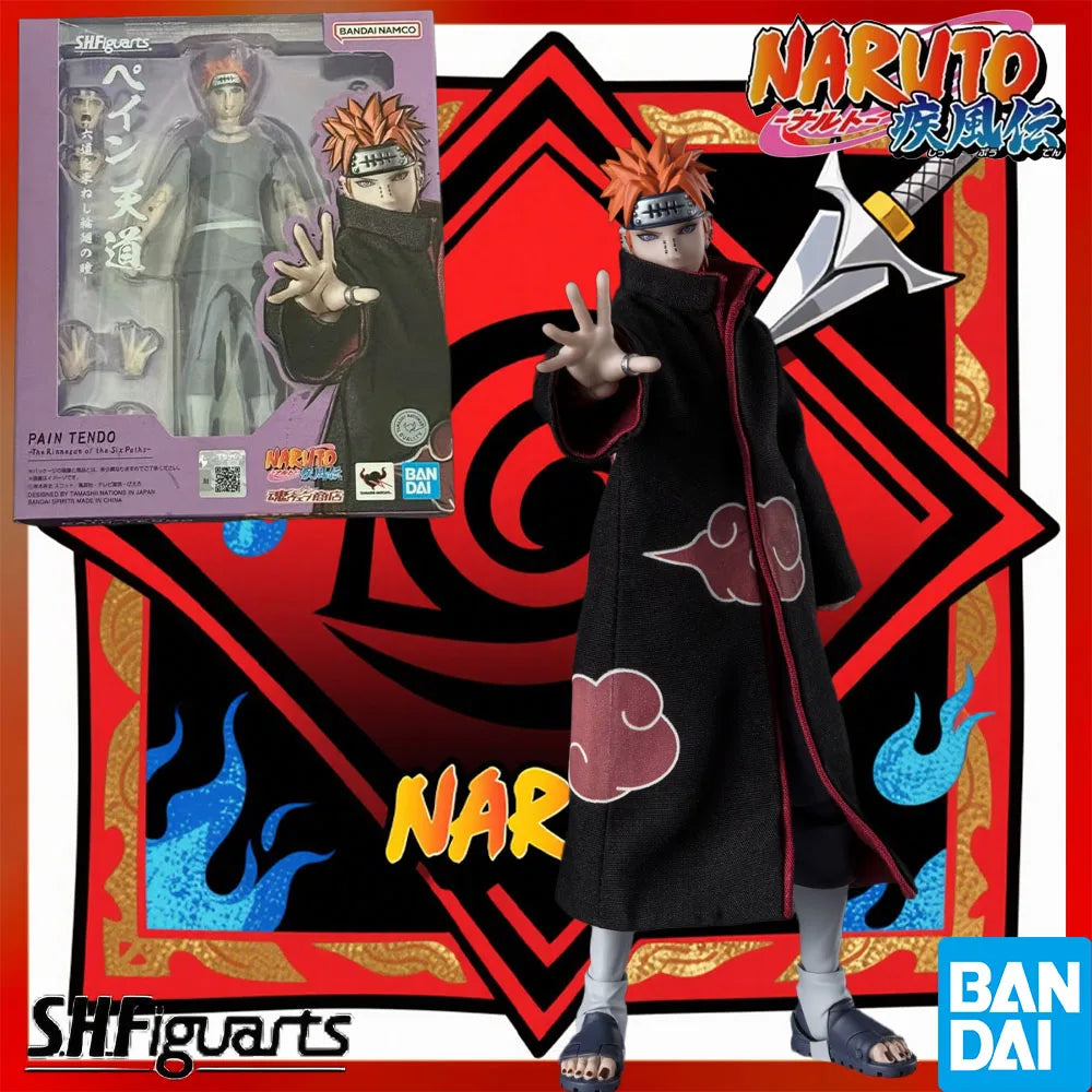 100% Authentic Bandai S.H.Figuarts • Naruto Series • Pain Tendo & Naruto Uzumaki • Articulated Action Figures Model Toy