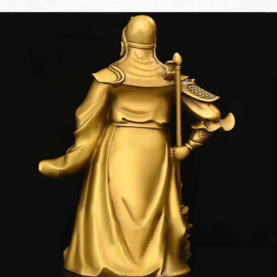 Copper Tobao God of Wealth God of Guan Gong Statue Decorative Attracting Wealth Home Furnishings Gifts